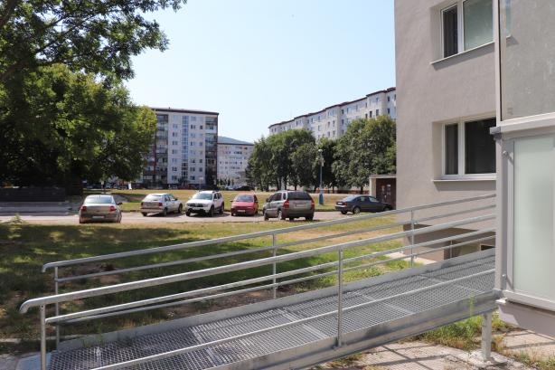 Parkovisko na sídlisku Centrum II - aktuálny stav 