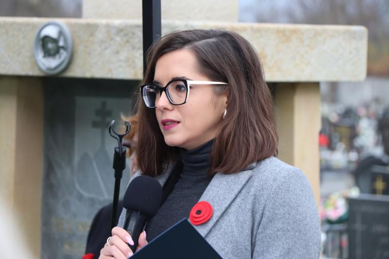 Zuzana Múkerová - príhovor pri príležitosti Pamiatky vojnových veteránov