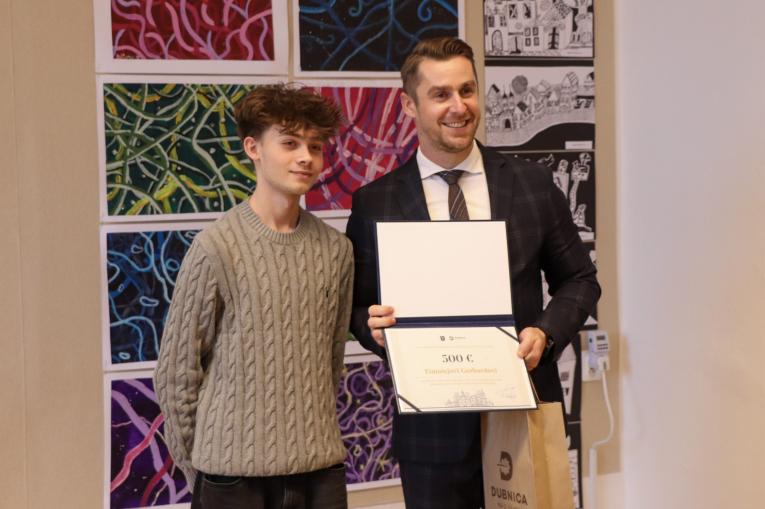 Timotej Gerhard a primátor mesta Peter Wolf 