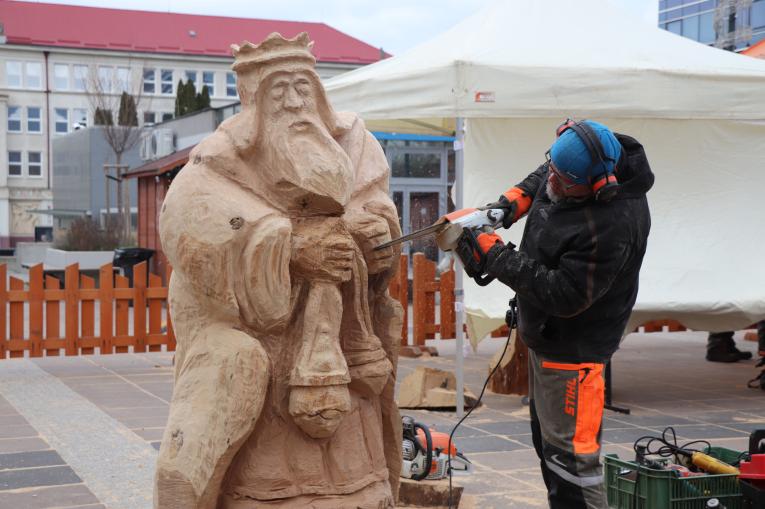 Vyrezávaný betlehem v Dubnici nad Váhom 