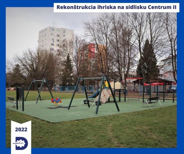 Rekonštrukcia detského ihriska na sídlisku Centrum II 
