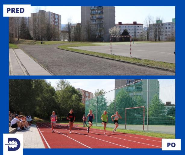 Zrekonštruované ihrisko na ZŠ s MŠ Pod hájom