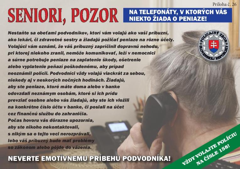 Pozor na podvody 