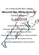 16. ročník Memoriálu Mgr. Marty Herdovej 1