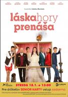 Bezplatné premietanie pre držiteľov SENIOR KARTY - Lásky hory prenáša