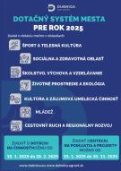 Mesto otvára dotačný systém na rok 2025, požiadať môžete o podporu činnosti, podujatia či projektu 1