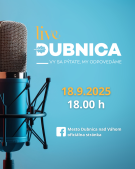 Tretie živé vysielanie Live Dubnica už vo štvrtok 1
