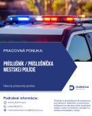 Pracovná ponuka - príslušník/príslušníčka mestskej polície