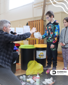 Prednáška Príbeh odpadu na ZŠ s MŠ Dominika Savia