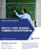 ZŠ s MŠ Centrum I hľadá učiteľa/ku matematiky pre druhý stupeň 1
