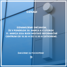 Mestské informačné centrum bude dnes a zajtra na poludnie zatvorené