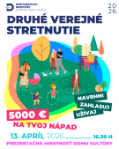 Pozývame na druhé stretnutie v rámci tohtoročného participatívneho rozpočtu 3