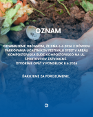 Oznam o zatvorení kompostoviska 6.6.2026