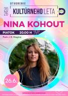 Kultúrne leto 2026 - koncert Niny Kohout