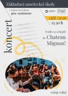 Koncert pre seniorov v Chateau Mignon  1