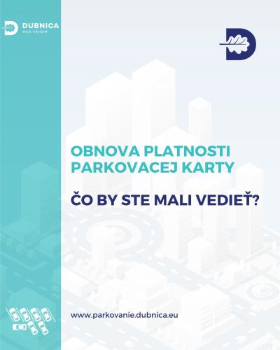 Obnova parkovacej karty pohodlne priamo v aplikácii
