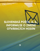 Pošta Dubnica nad Váhom 1 mení od októbra svoje otváracie hodiny